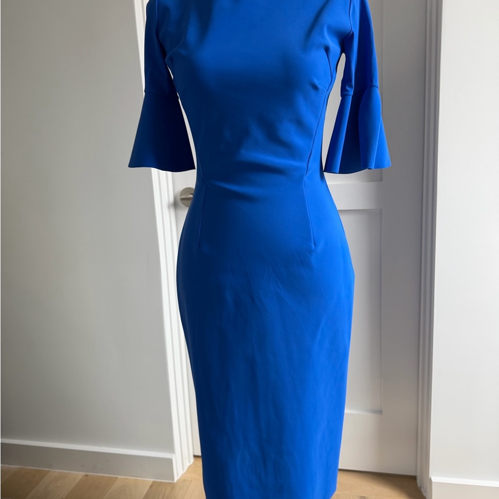 Chiara Boni Royal Blue Long Sleeve Dress